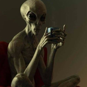 coffee alien