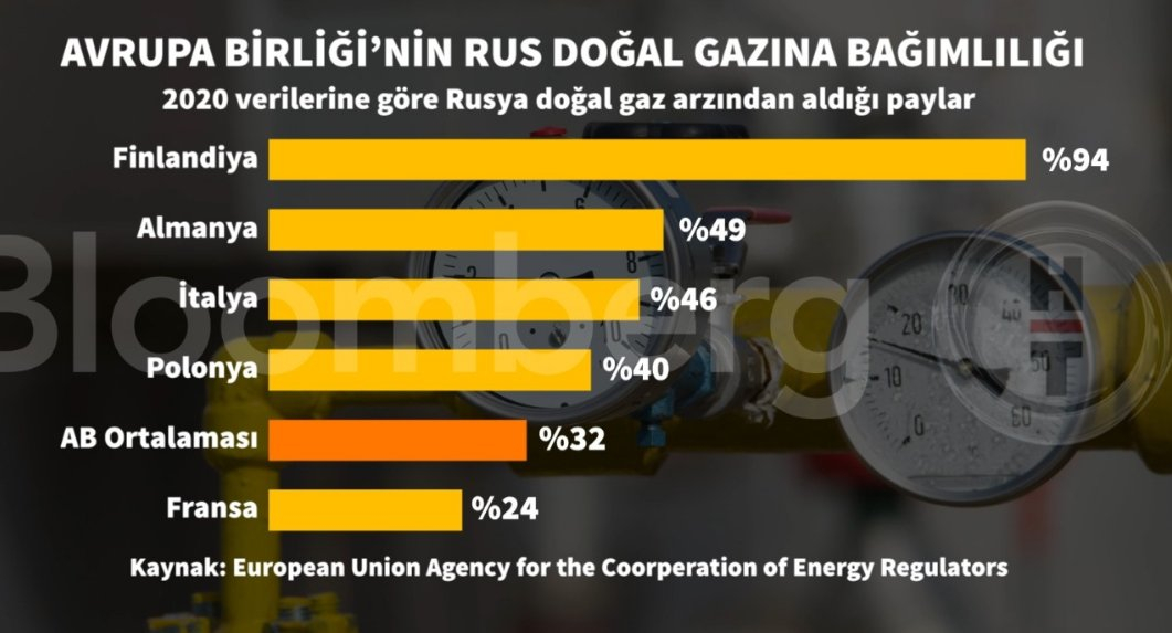 AB'nin Rus Doğal Gazına Bağlılığı  