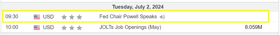 Powell'ın ECB Forumunda Yapacağı Konuşma