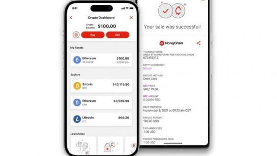 MoneyGram, Mobil Uygulamada Kripto Ticareti Başlattı