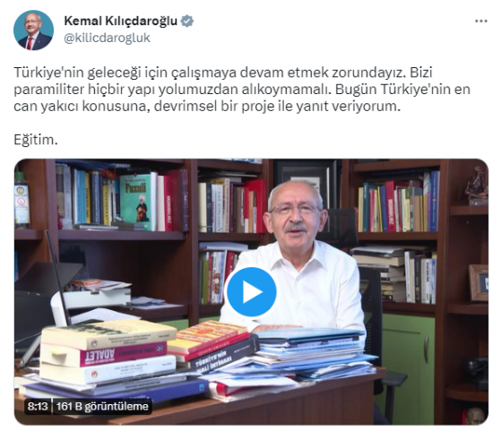 Kılıçdaroğlu: “Eğitimde siyaset değil, liyakat esas alınacak”